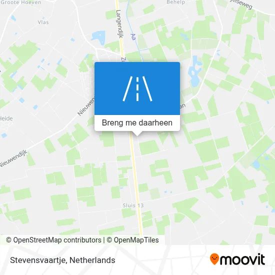 Stevensvaartje kaart