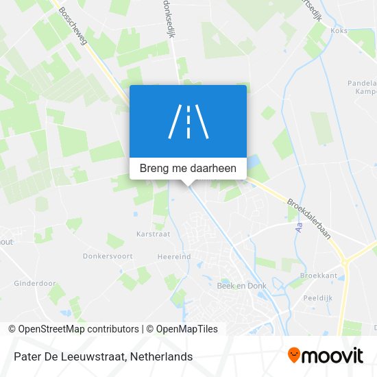 Pater De Leeuwstraat kaart