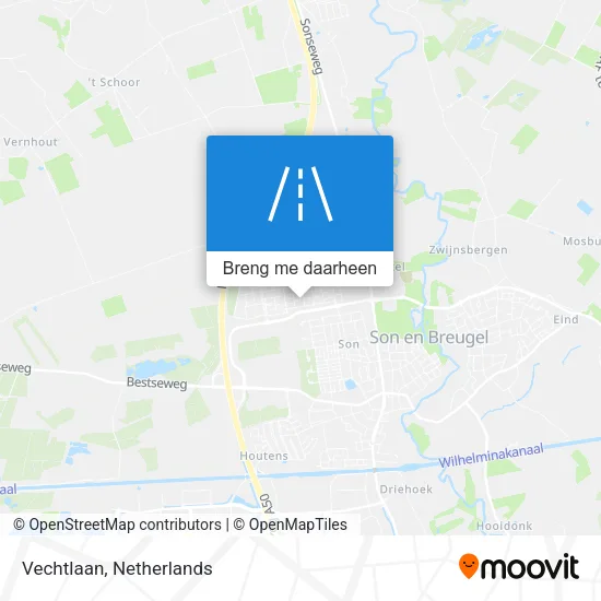 Vechtlaan kaart