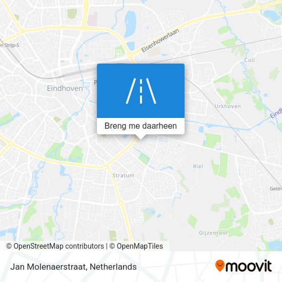 Jan Molenaerstraat kaart