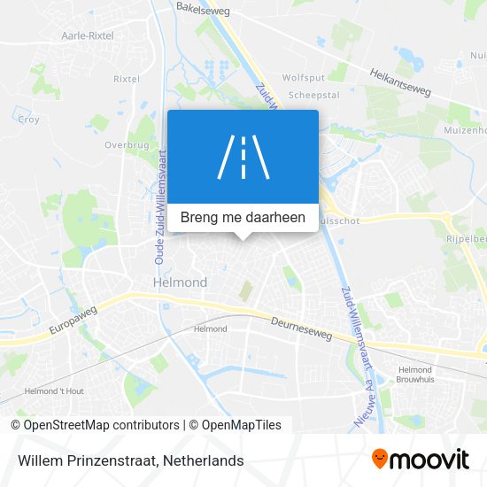 Willem Prinzenstraat kaart