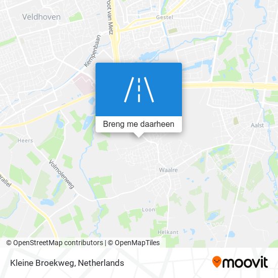 Kleine Broekweg kaart