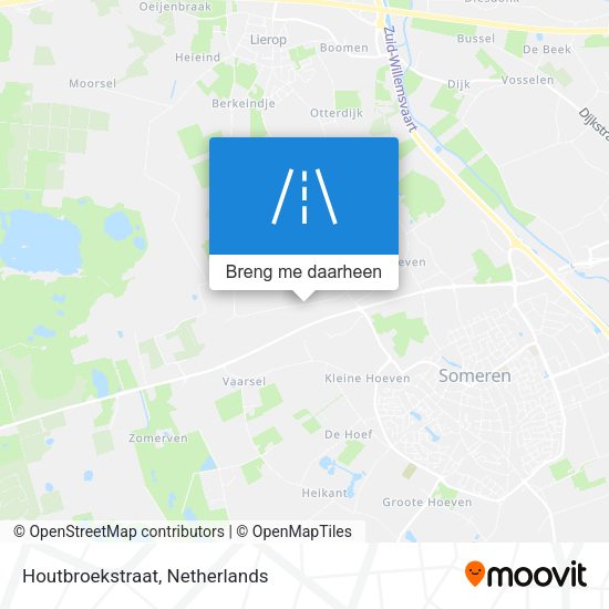 Houtbroekstraat kaart