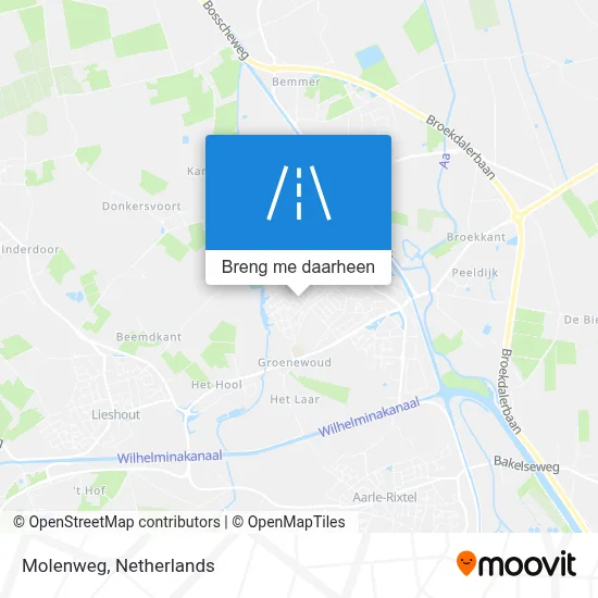 Molenweg kaart