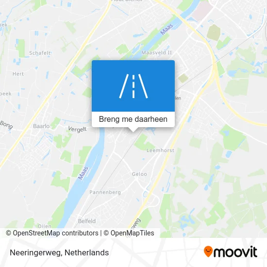 Neeringerweg kaart