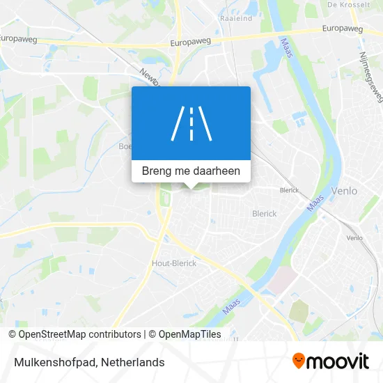 Mulkenshofpad kaart
