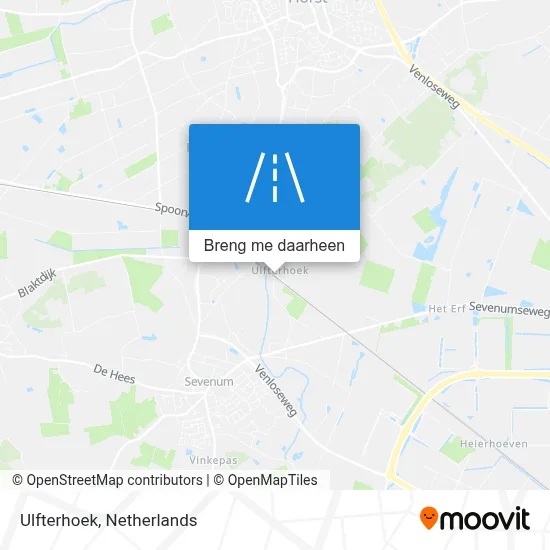 Ulfterhoek kaart