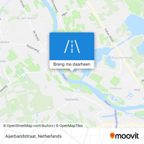 Aijerbandstraat kaart