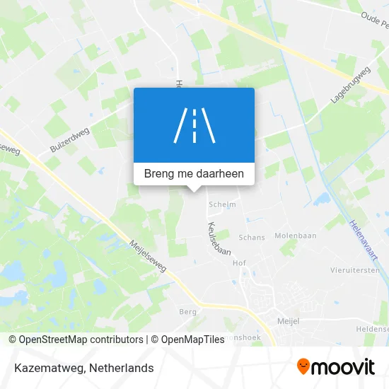 Kazematweg kaart