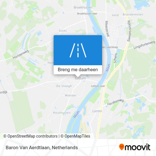 Baron Van Aerdtlaan kaart