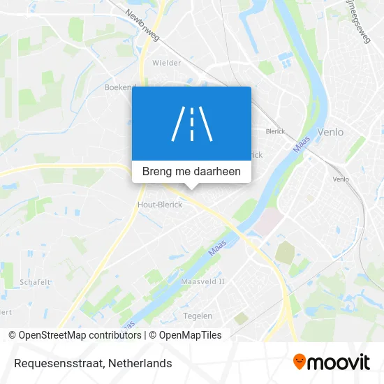 Requesensstraat kaart