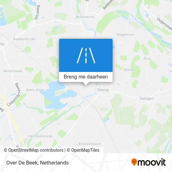 Over De Beek kaart