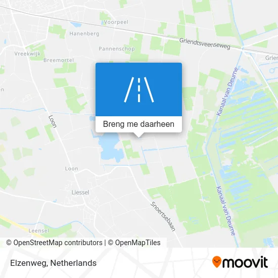 Elzenweg kaart