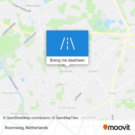 Roomweg kaart