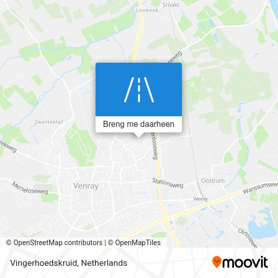 Vingerhoedskruid kaart