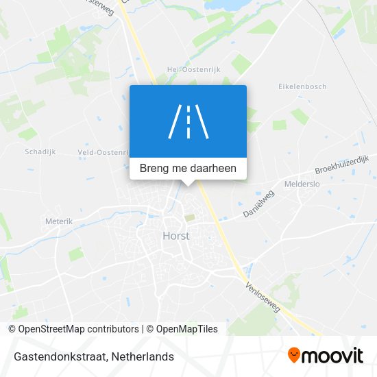 Gastendonkstraat kaart