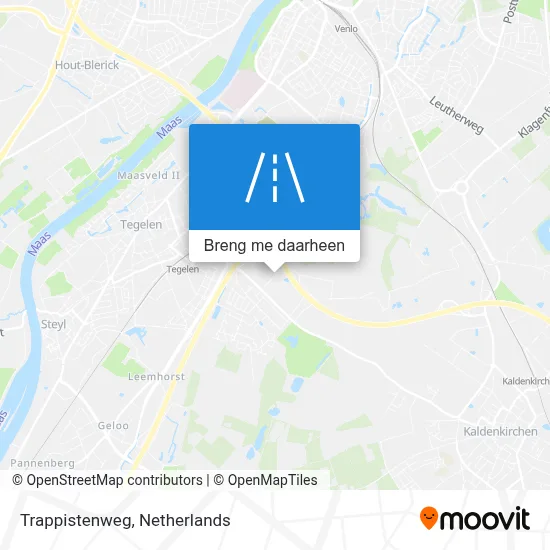 Trappistenweg kaart