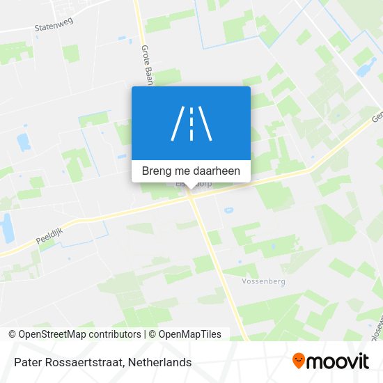 Pater Rossaertstraat kaart