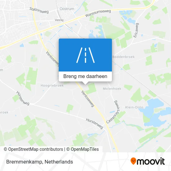 Bremmenkamp kaart