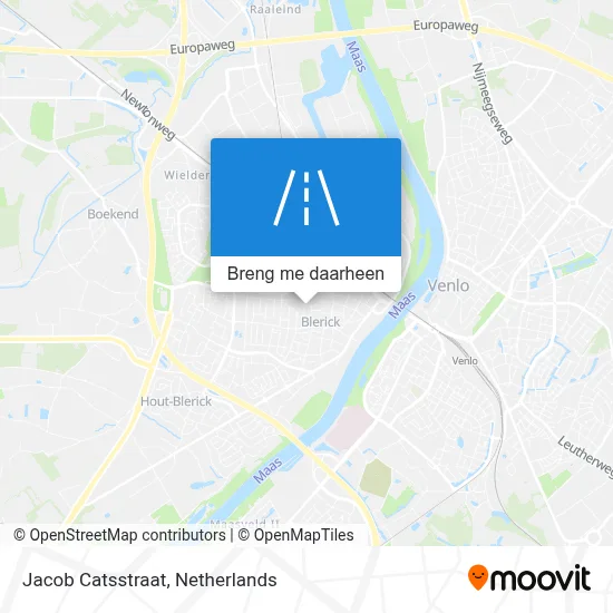 Jacob Catsstraat kaart