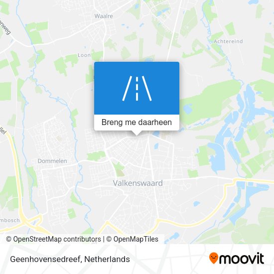 Geenhovensedreef kaart