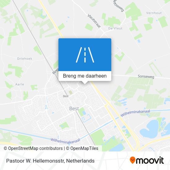 Pastoor W. Hellemonsstr kaart