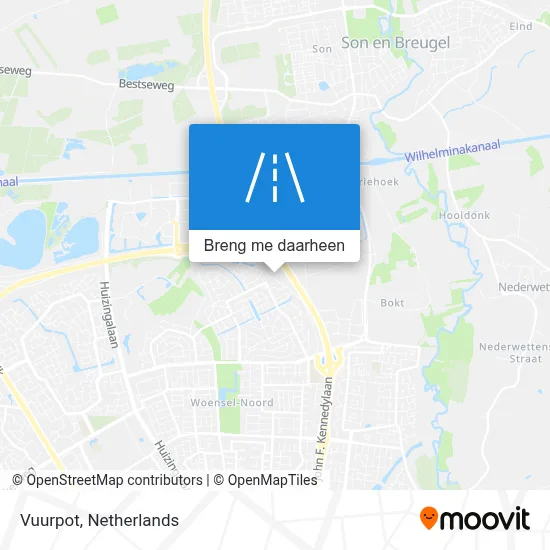 Vuurpot kaart