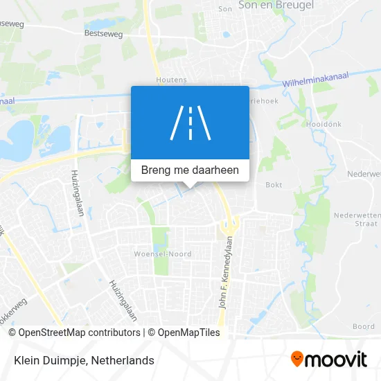 Klein Duimpje kaart