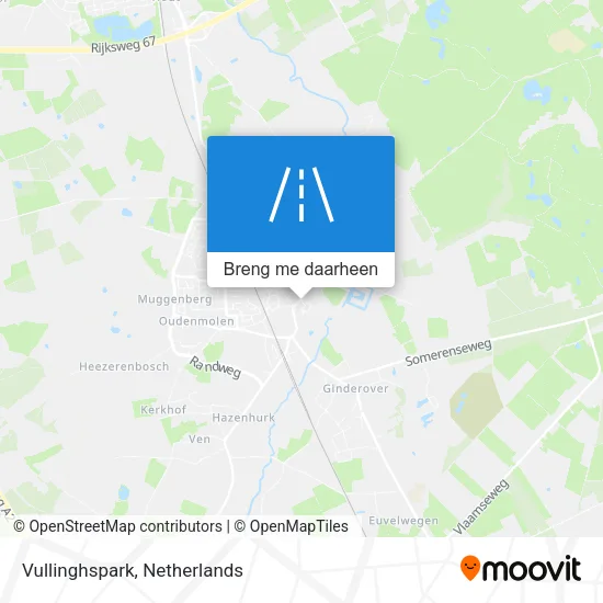 Vullinghspark kaart