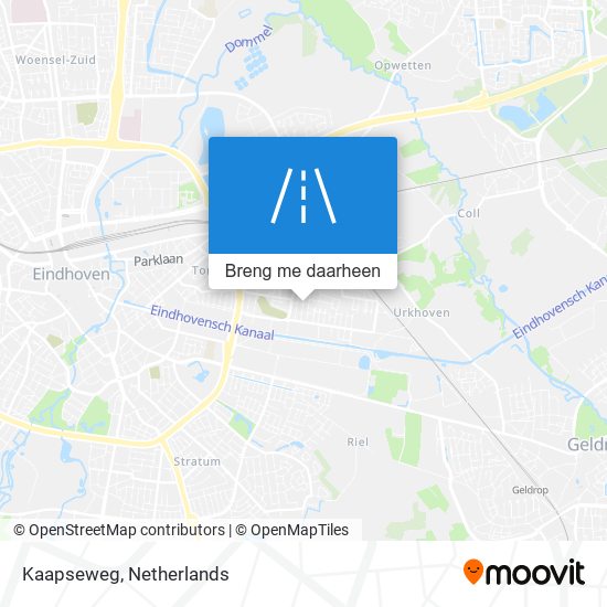 Kaapseweg kaart