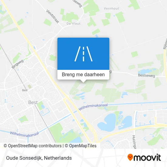 Oude Sonsedijk kaart