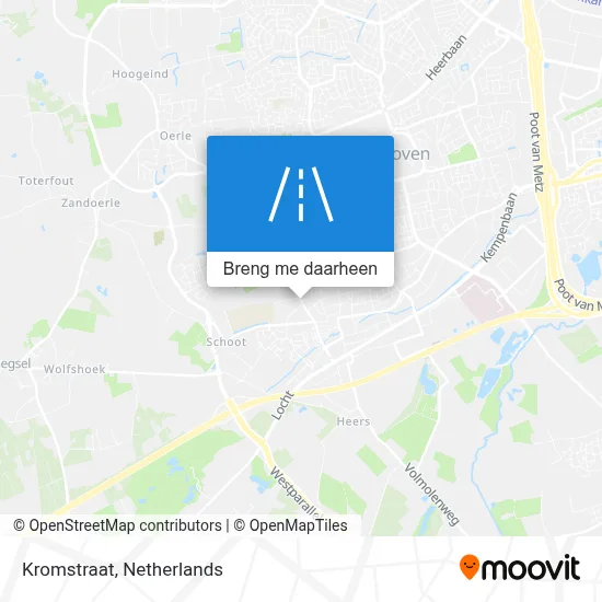 Kromstraat kaart
