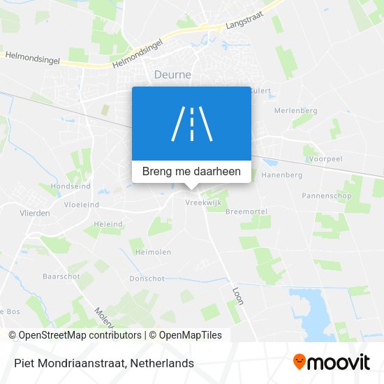 Piet Mondriaanstraat kaart
