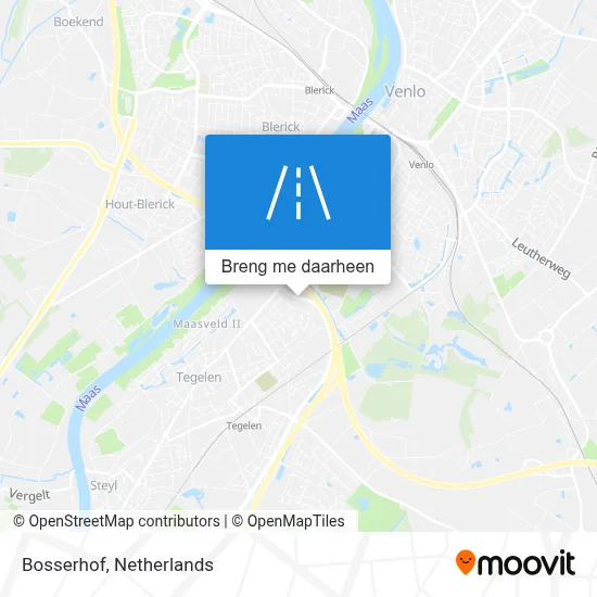 Bosserhof kaart
