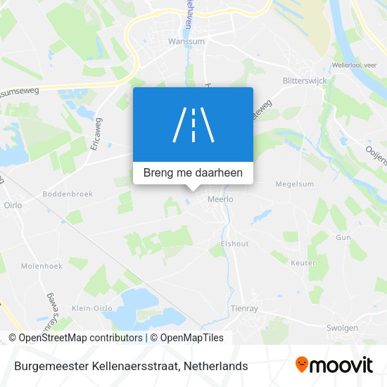 Burgemeester Kellenaersstraat kaart