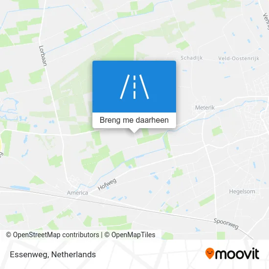 Essenweg kaart