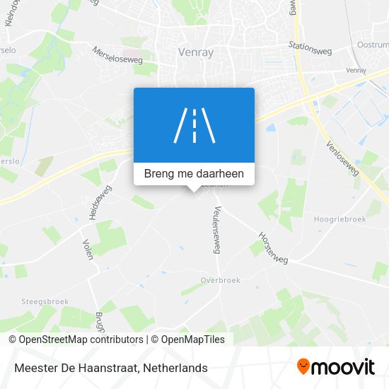 Meester De Haanstraat kaart