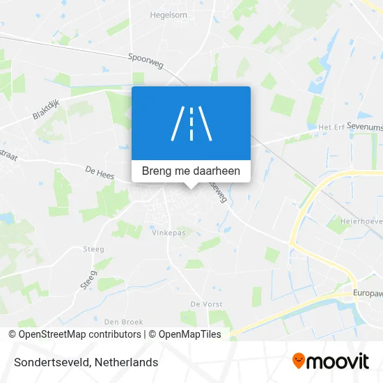 Sondertseveld kaart