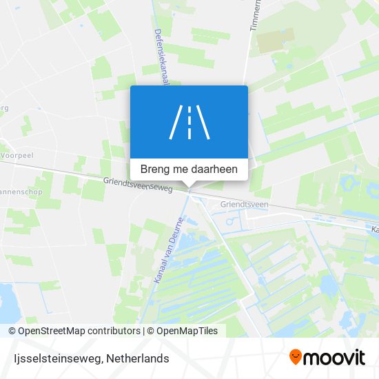 Ijsselsteinseweg kaart