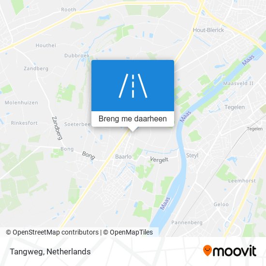 Tangweg kaart