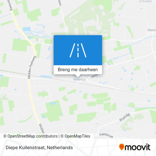 Diepe Kuilenstraat kaart