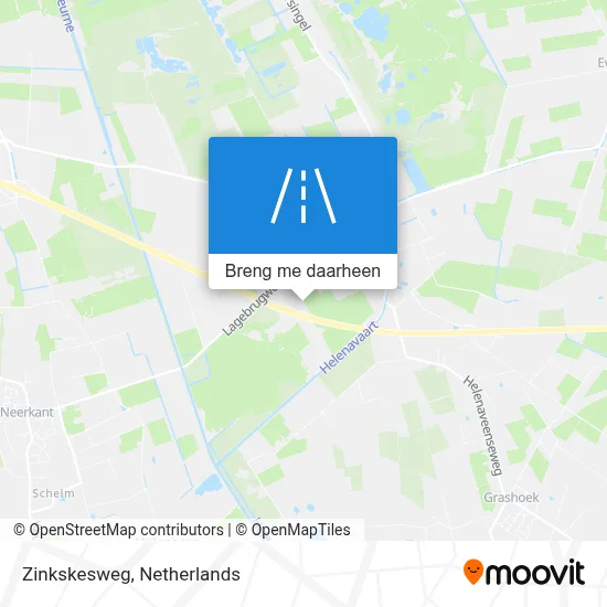 Zinkskesweg kaart