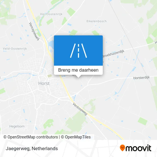 Jaegerweg kaart