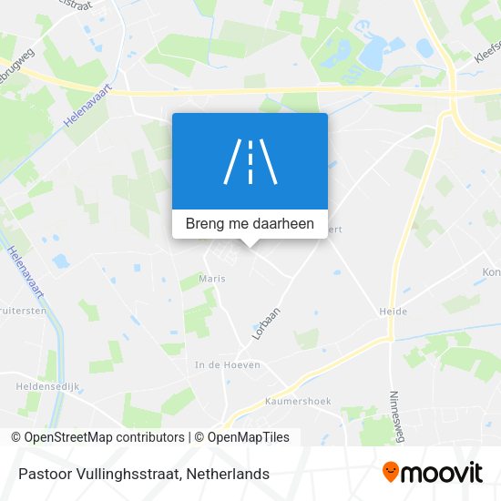 Pastoor Vullinghsstraat kaart