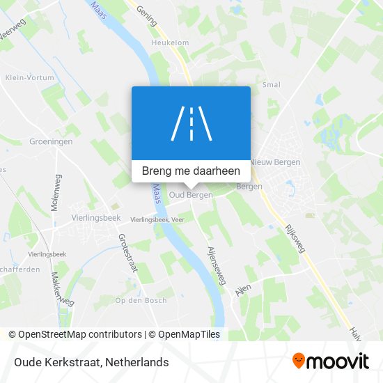 Oude Kerkstraat kaart