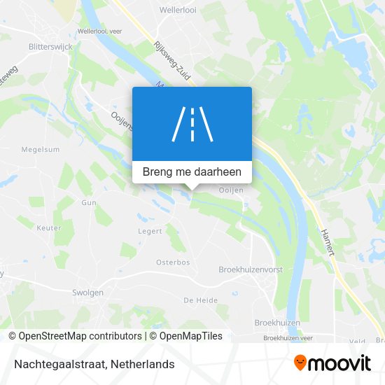 Nachtegaalstraat kaart