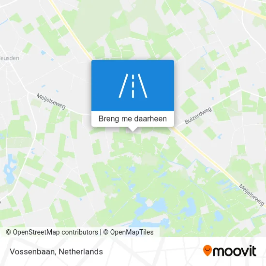 Vossenbaan kaart