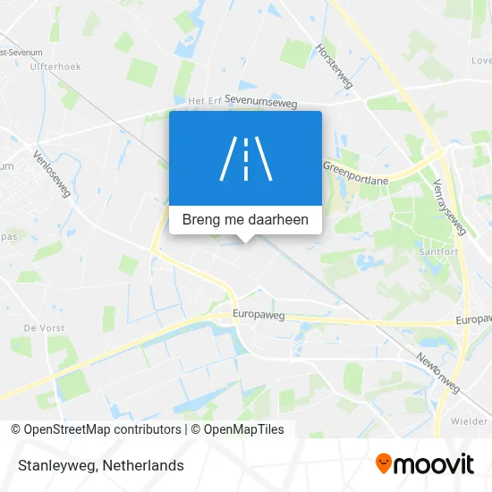 Stanleyweg kaart