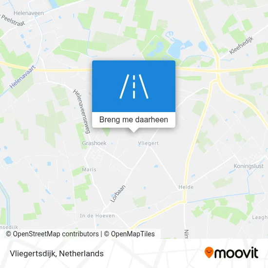 Vliegertsdijk kaart