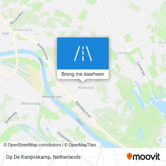 Op De Kanijnskamp kaart